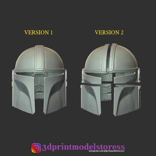 The Mandalorian Helmet - Star Wars 2020 Printing Model 3D Print 277402