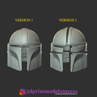 The Mandalorian Helmet - Star Wars 2020 Printing Model - Thumbnail 3