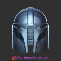 The Mandalorian Helmet - Star Wars 2020 Printing Model - Thumbnail 7