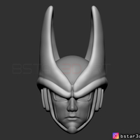 CELL Mask -Dragon Ball Z Cosplay or custom figure 3D print model - Thumbnail 7