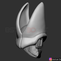 CELL Mask -Dragon Ball Z Cosplay or custom figure 3D print model - Thumbnail 10
