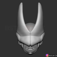 CELL Mask -Dragon Ball Z Cosplay or custom figure 3D print model - Thumbnail 11