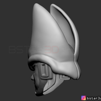 CELL Mask -Dragon Ball Z Cosplay or custom figure 3D print model - Thumbnail 12