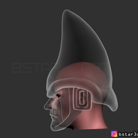 CELL Mask -Dragon Ball Z Cosplay or custom figure 3D print model - Thumbnail 19
