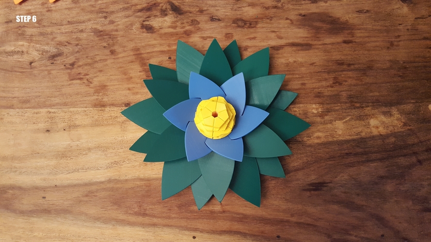 Flower shaped Puzzle 3D Print 277505
