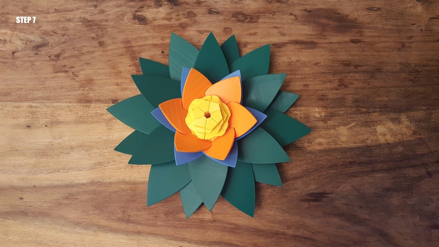 Flower shaped Puzzle 3D Print 277506