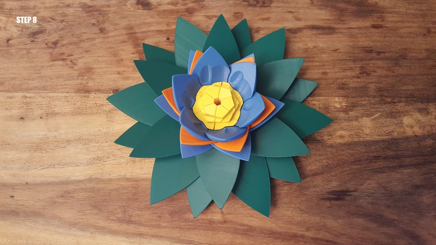 Flower shaped Puzzle 3D Print 277507