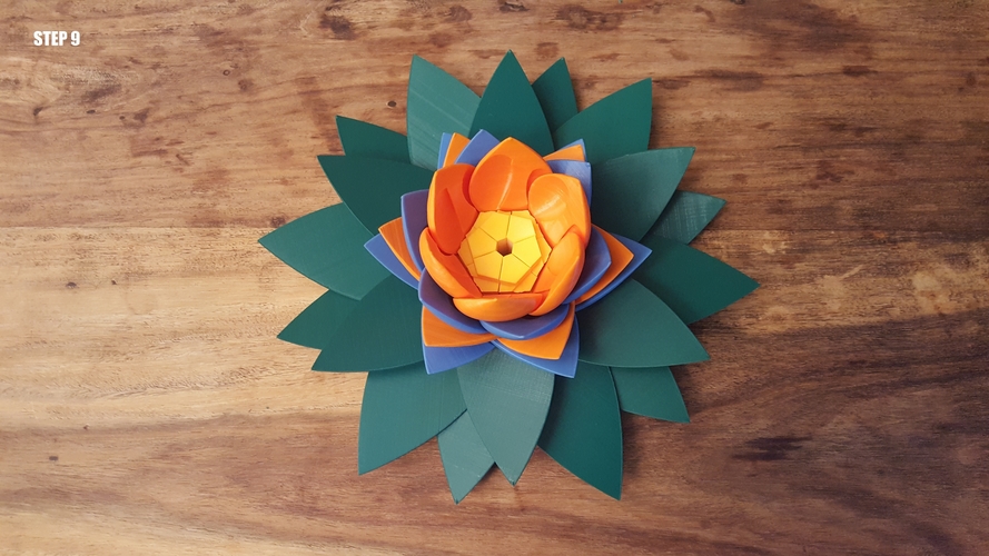 Flower shaped Puzzle 3D Print 277508