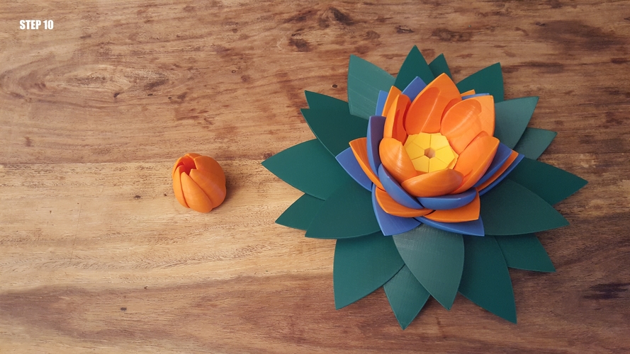 Flower shaped Puzzle 3D Print 277509