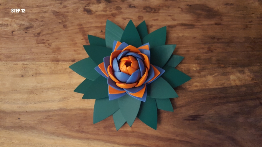 Flower shaped Puzzle 3D Print 277511
