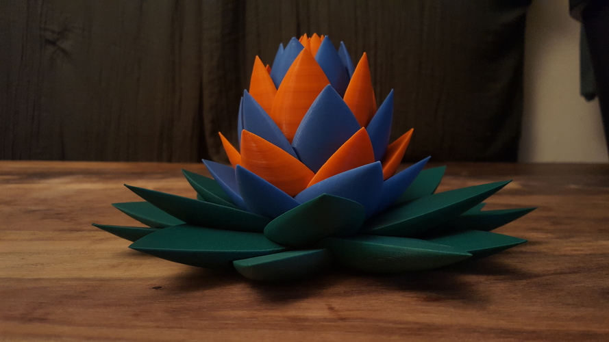 Flower shaped Puzzle 3D Print 277515