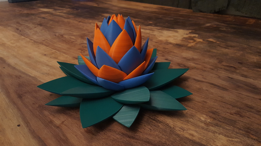 Flower shaped Puzzle 3D Print 277516