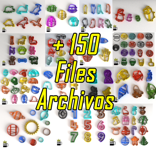 MOLDES PREMIUM MAS DE 150 ARCHIVOS PARA IMPRIMIR MEGA PACK 2 3D Print 277525