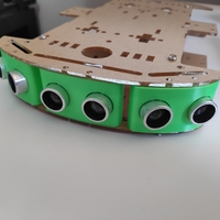 HC-SR04 Ultrasonic Range Finder Mount - Arduino Smart Car - Thumbnail 1