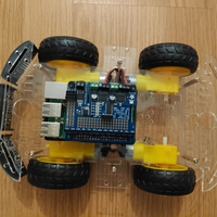 HC-SR04 Ultrasonic Range Finder Mount - Arduino Smart Car - Thumbnail 2