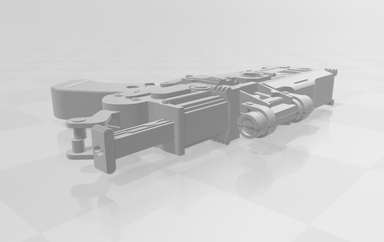 Star Wars - Blaster pistol Knight of Ren - Cardo  - FOR COSPLAY 3D Print 277603