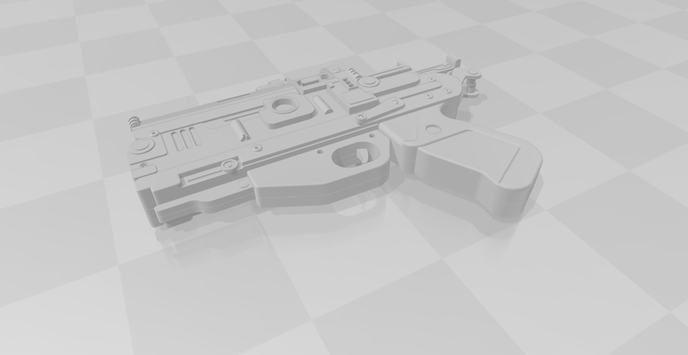Star Wars - Blaster pistol Knight of Ren - Cardo  - FOR COSPLAY 3D Print 277604