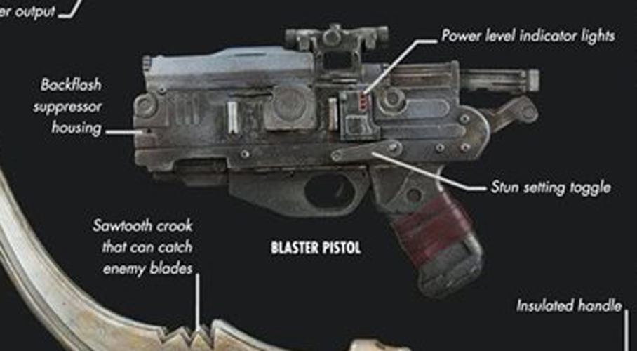 Star Wars - Blaster pistol Knight of Ren - Cardo  - FOR COSPLAY 3D Print 277608