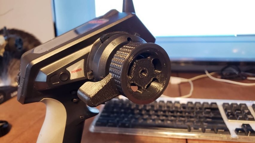 DX5C Thumb Steer Wheel 3D Print 277798