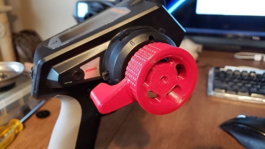 DX5C Thumb Steer Wheel 3D Print 277799