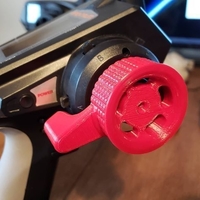 Small DX5C Thumb Steer Wheel 3D Printing 277799