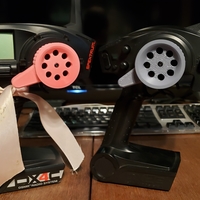 Small DX4C & DX2E Thumb Steer Wheel 3D Printing 277819