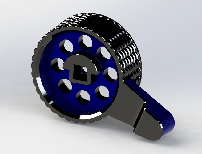 DX4C & DX2E Thumb Steer Wheel 3D Print 277822