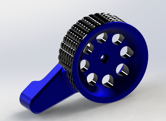 DX4C & DX2E Thumb Steer Wheel 3D Print 277823