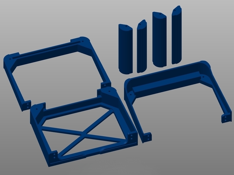 RC Truck MAN 1:12 Dakar - KIT REAR parts