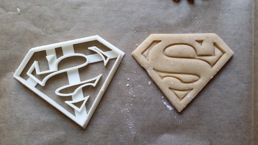 Superman Cookie Cutter 3D Print 27793