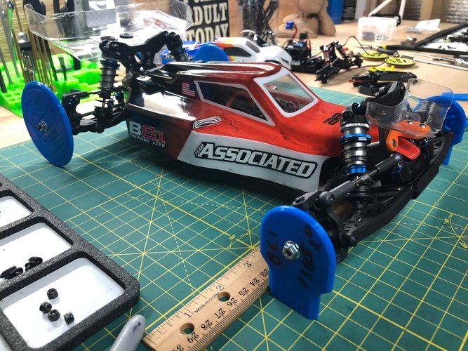 1/10 Scale Toe and Camber Setup Tools  3D Print 277949