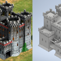 Teutonic castle - Age of Empires II - Thumbnail 1