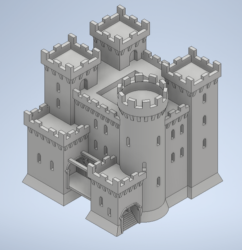Teutonic castle - Age of Empires II 3D Print 278048