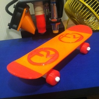 Small Face Monster Mini Skateboard 3D Printing 27805
