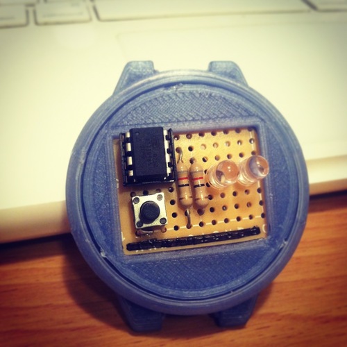 3D Printed Binary Watch