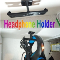 Small Headphone Holder 3D Printing 278114