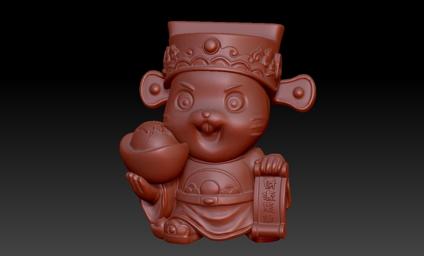 Money Rat Chinese New Year-Plenty of money influx