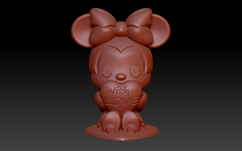 Minnie With Love Valentine's Day Pendants & Decorations