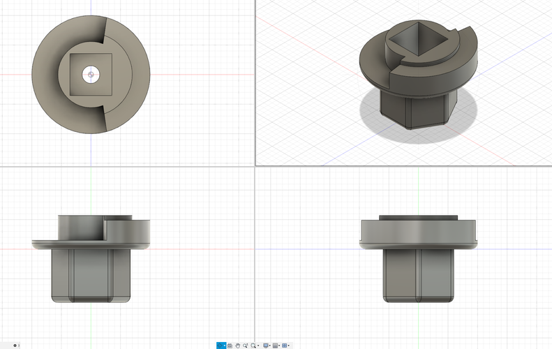 Sanwa Steeringwheel adapter (modded) 3D Print 278162