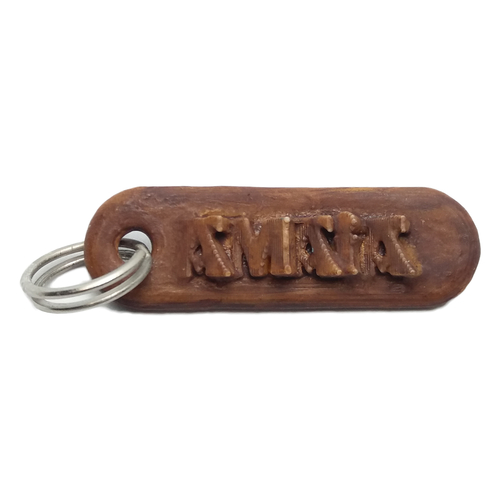 AMAIA Personalized keychain embossed letters 3D Print 278176