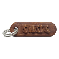 AMAIA Personalized keychain embossed letters - Thumbnail 2