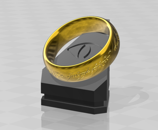 My Precious - Sauron's Ring 3D Print 278179