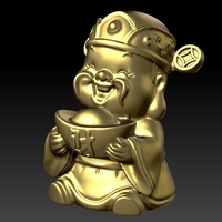Happy Chinese New Year god of wealth congratulations fortune - Thumbnail 3