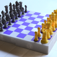 CHESS BOARD AVENGERS VS JUSTICE LEAGUE - Thumbnail 1