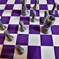 CHESS BOARD AVENGERS VS JUSTICE LEAGUE - Thumbnail 2
