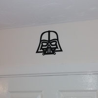 Small Art wall Darth vader 3D Printing 278247