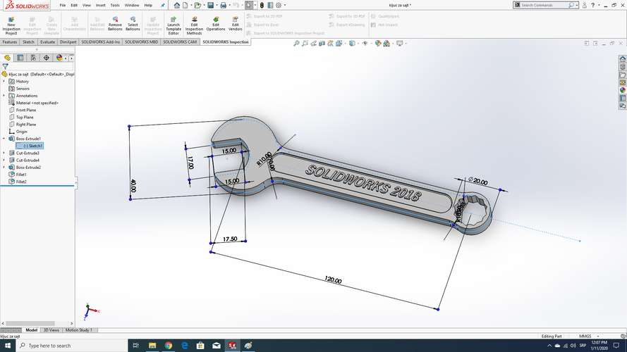 Spanner 3D Print 278253