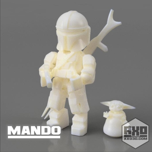 Mandalorian  - AXO Model - Full Kit 3D Print 278371