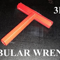 Small M3 TUBULAR WRENCH 3D Printing 278459