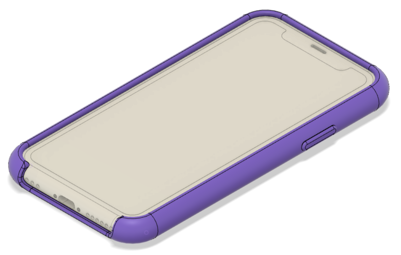 Basic case for iphone 11 pro 3D Print 278476